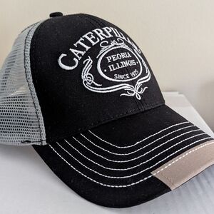Caterpillar Black and Gray Trucker Hat The Last Knight Movie Edition